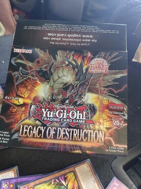 Yu-Gi-Oh! Legacy of Destruction Trading Card Game Box  Qty 228 Cards